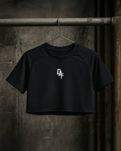 Load image into Gallery viewer, Women&#39;s Black Compression Crop Top
