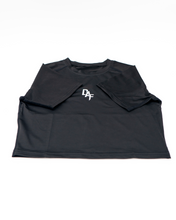 Load image into Gallery viewer, Women&#39;s Black Compression Crop Top
